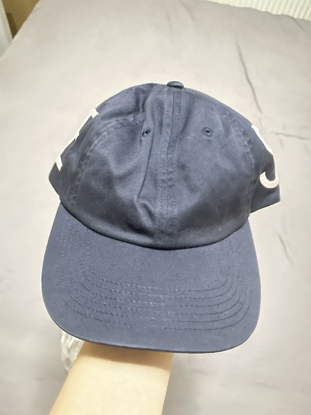 Supreme Supreme navy spread 6-panel hat cap Size ONE SIZE - 3 Thumbnail