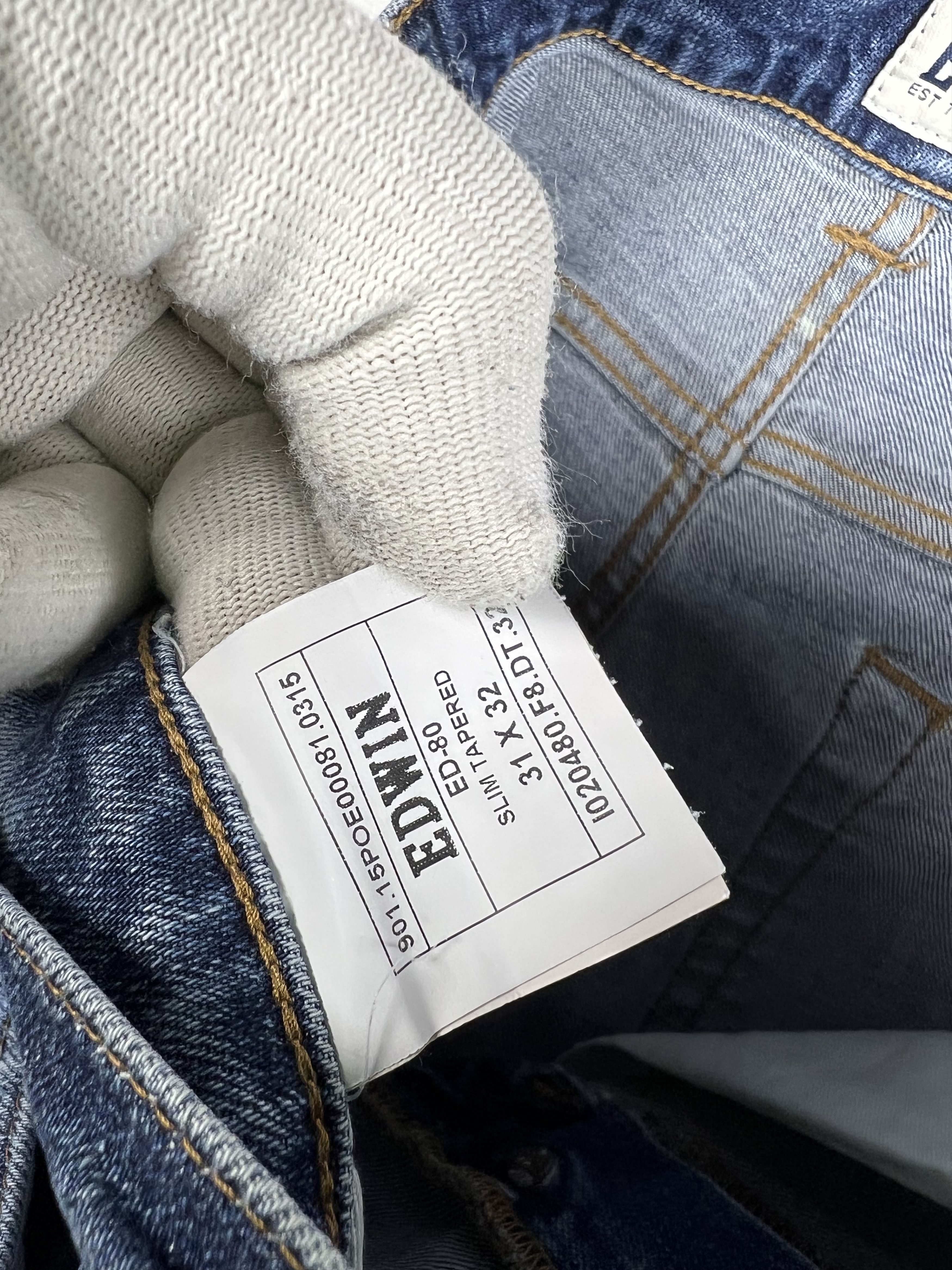 Edwin × Vintage Vintage Edwin 31x32 Denim Jeans Size US 31 - 6 Thumbnail