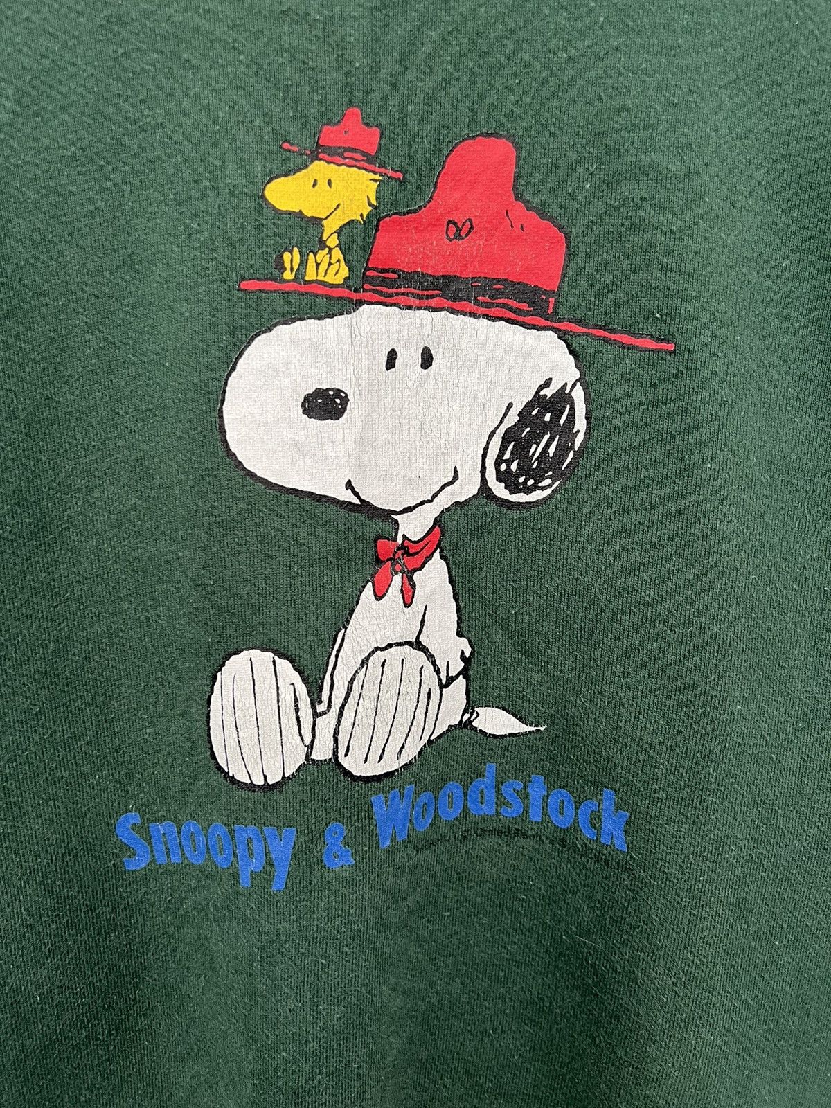 Peanuts × Vintage 🔥 Vintage 90's Peanuts Roundneck sweatshirt Size US M / EU 48-50 / 2 - 4 Thumbnail