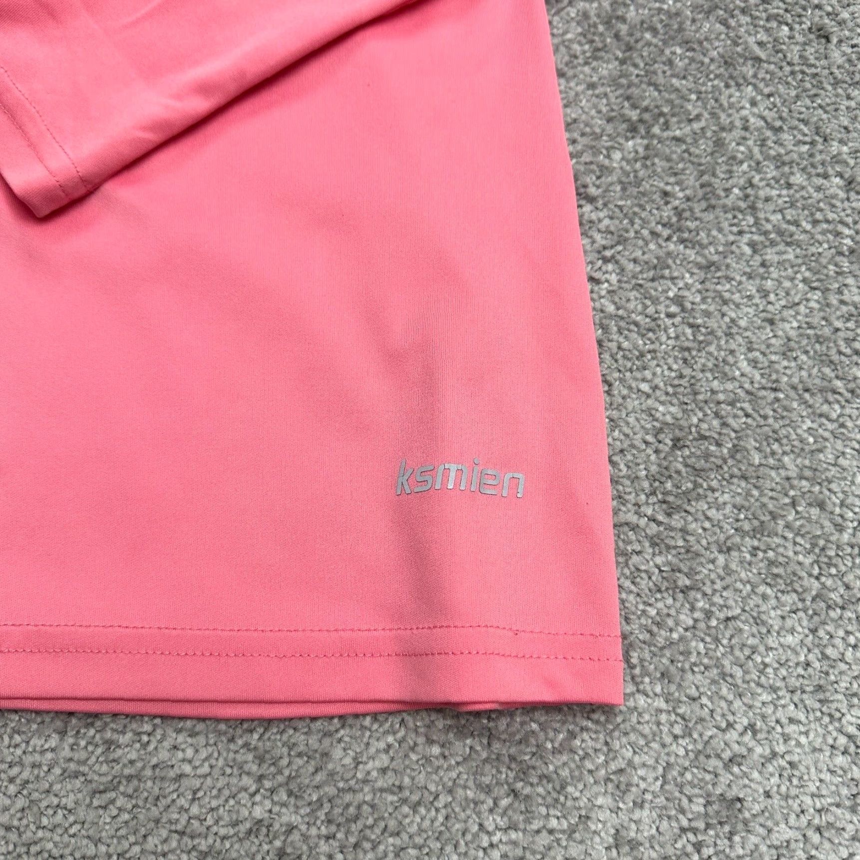 Pinko Ksmien Active Top Women's Pink Long Sleeve Raglan Crew Neck T-Shirt M Athletic Fit (Adult) Womens Size M / US 6-8 / IT 42-44 - 4 Thumbnail