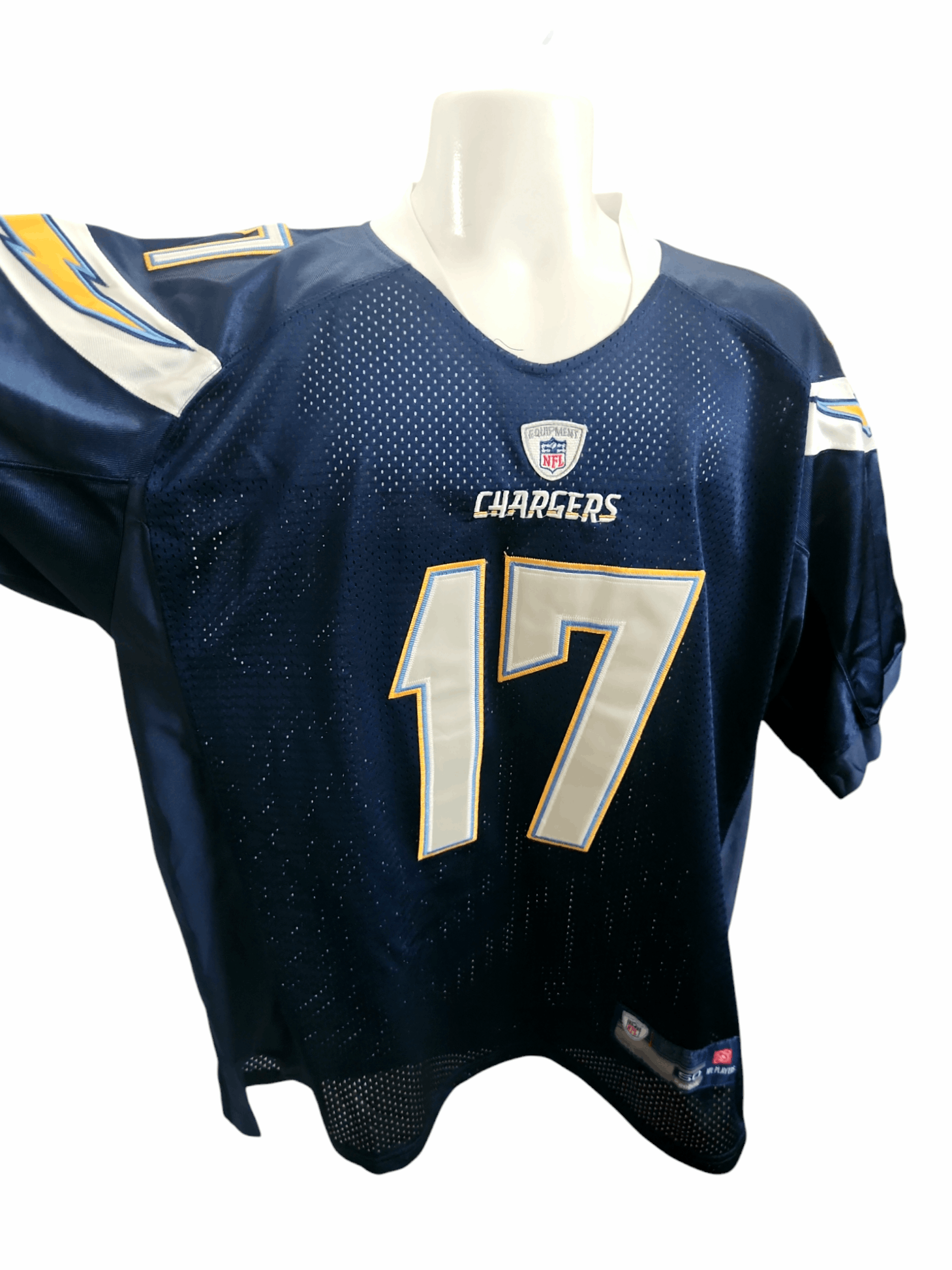 NFL × Reebok × Vintage Reebok San Diego Chargers Philip Rivers #17 NFL Football 50 Size US L / EU 52-54 / 3 - 3 Thumbnail