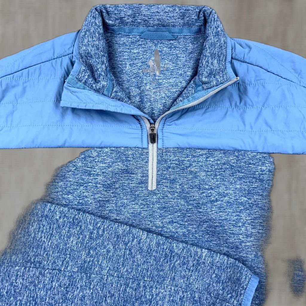 johnnie-O Jonnie-O Sweater Men M Blue Pullover Quarter Zip Knit 1/4 Zip Logo Embroidered Knit Style Pullover Casual Sports 4 Seasons Mens Size US M / EU 48-50 / 2 - 1 Thumbnail