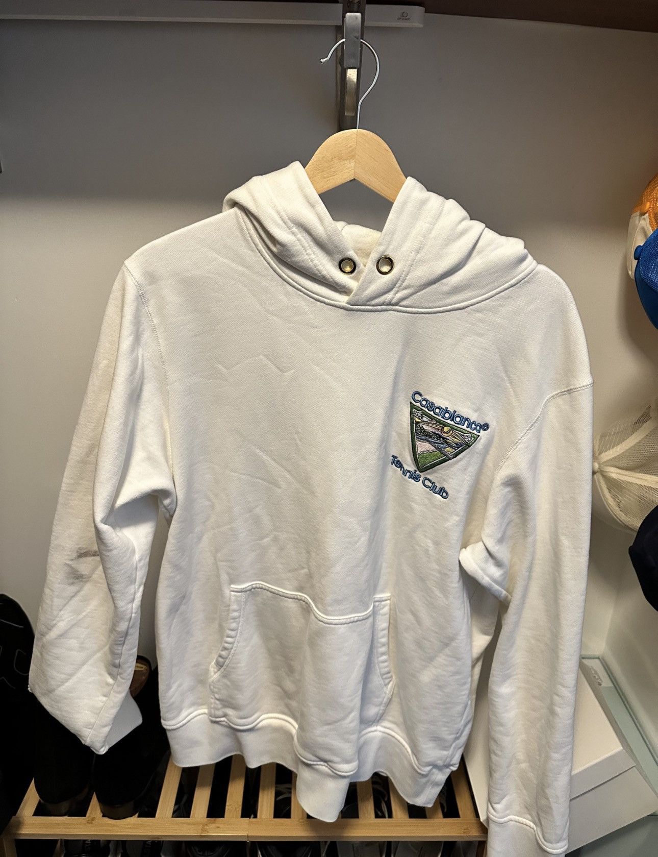 Casablanca Casablanca Tennis Club Hoodie - White Size US L / EU 52-54 / 3 - 1 Thumbnail