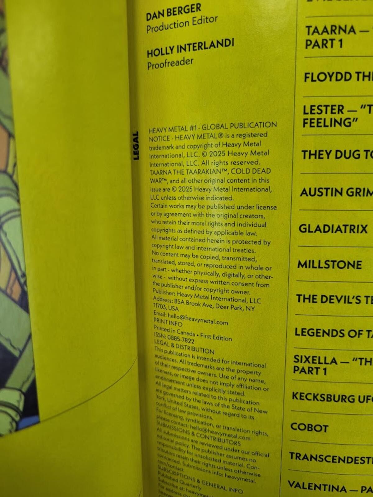 Other Heavy Metal #1 Comic Magazine - Collector's Edition Size ONE SIZE - 3 Thumbnail