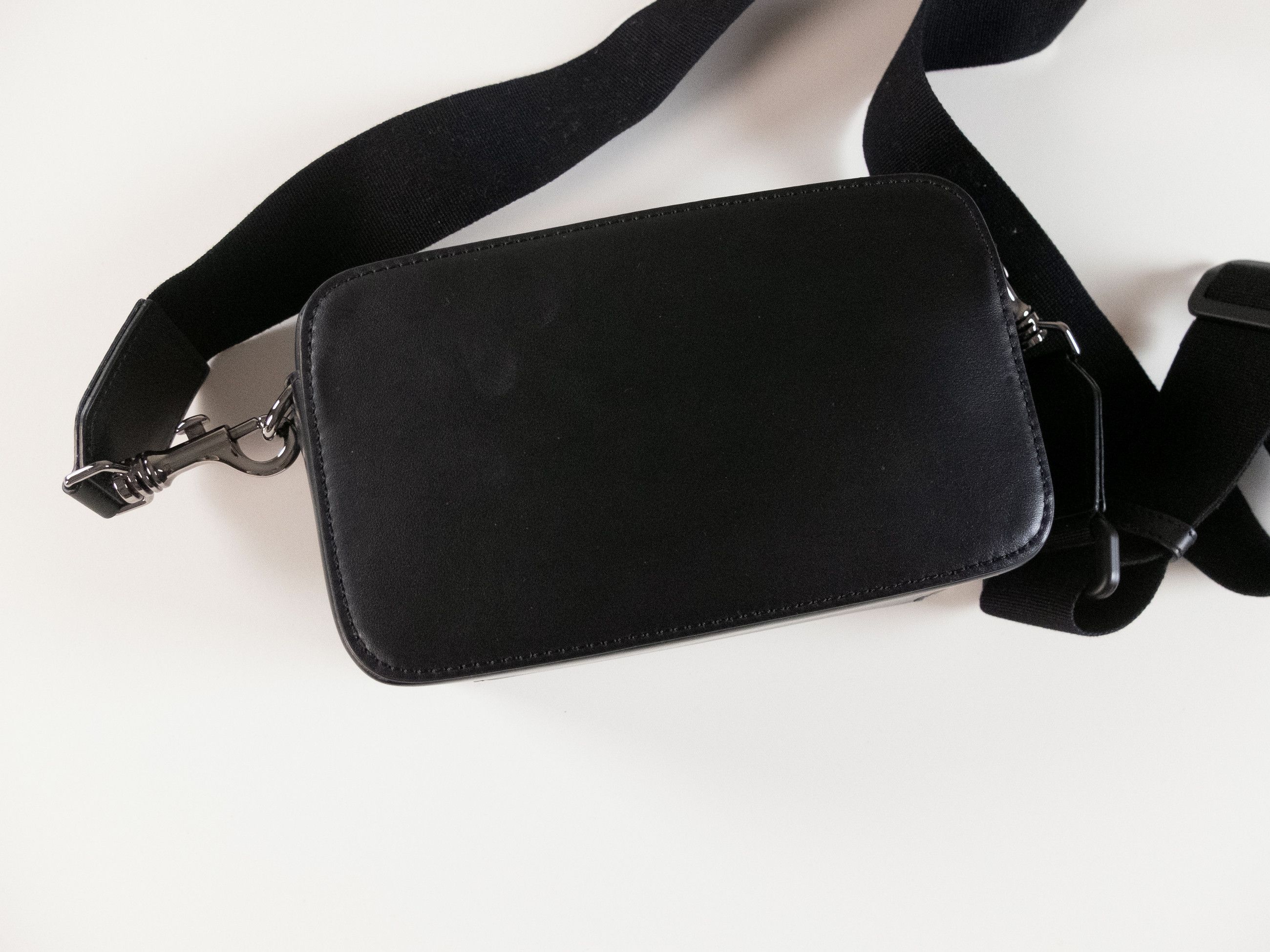 Versace VERSACE La Greca black & blue leather crossbody camera bag Size ONE SIZE - 7 Thumbnail