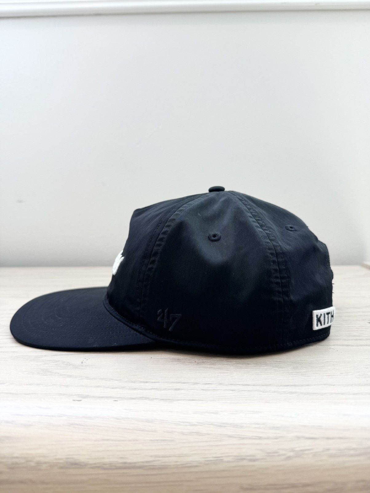 Kith Kith New York Rangers ‘47 Nylon Hitch Snapback Hat Black Size ONE SIZE - 2 Thumbnail