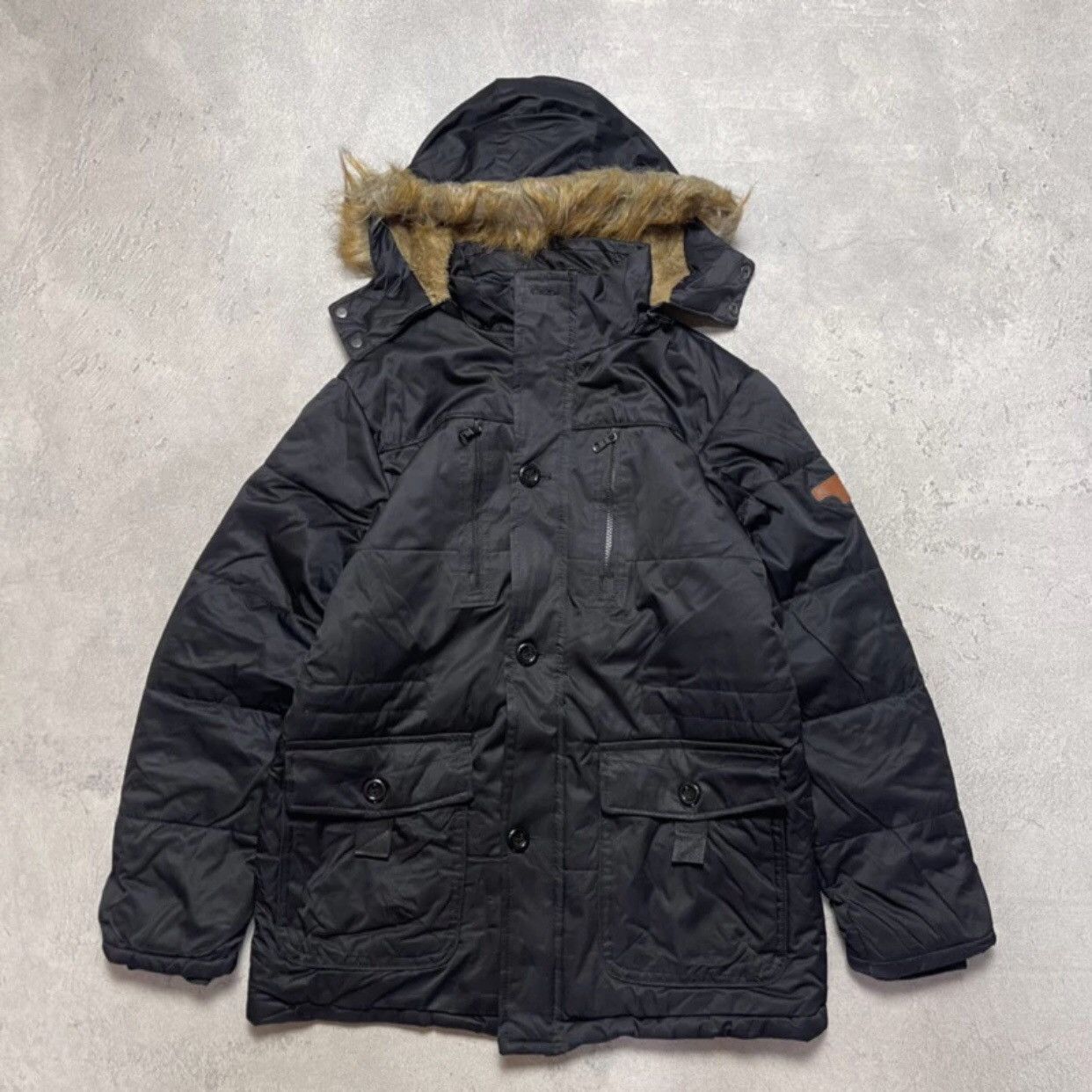 If Six Was Nine × Japanese Brand × Le Grande Bleu (L.G.B.) 2000s Vogue KMRii Style Puffer Faux Fur Parka Jacket Size US L / EU 52-54 / 3 - 2 Thumbnail
