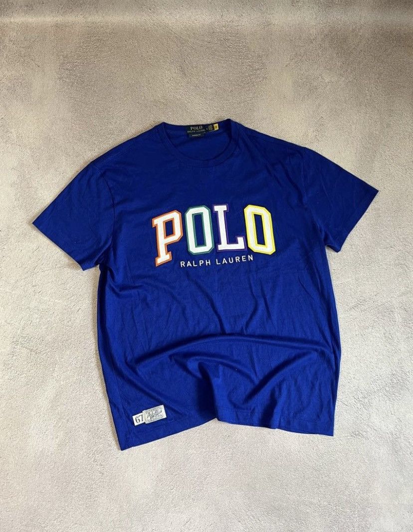 Polo Ralph Lauren × Vintage Vintage Polo Ralph Lauren distressed jersey t shirt Size US M / EU 48-50 / 2 - 1 Thumbnail