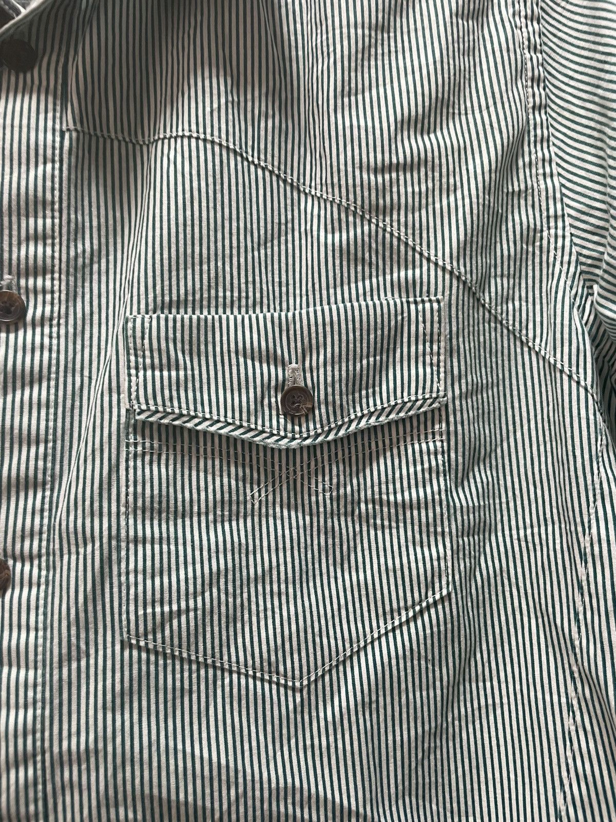PPFM PPFM Shirt Double Pocket Japan Striped Size US M / EU 48-50 / 2 - 4 Thumbnail
