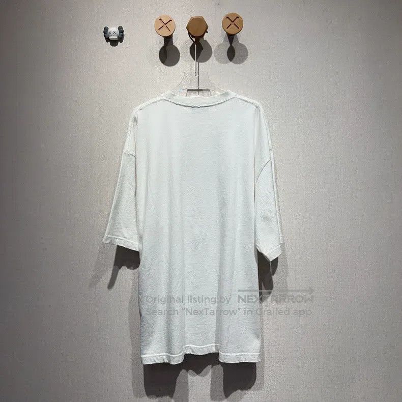 Balenciaga Balenciaga Cursive signature logo white short-sleeve Size US L / EU 52-54 / 3 - 3 Thumbnail