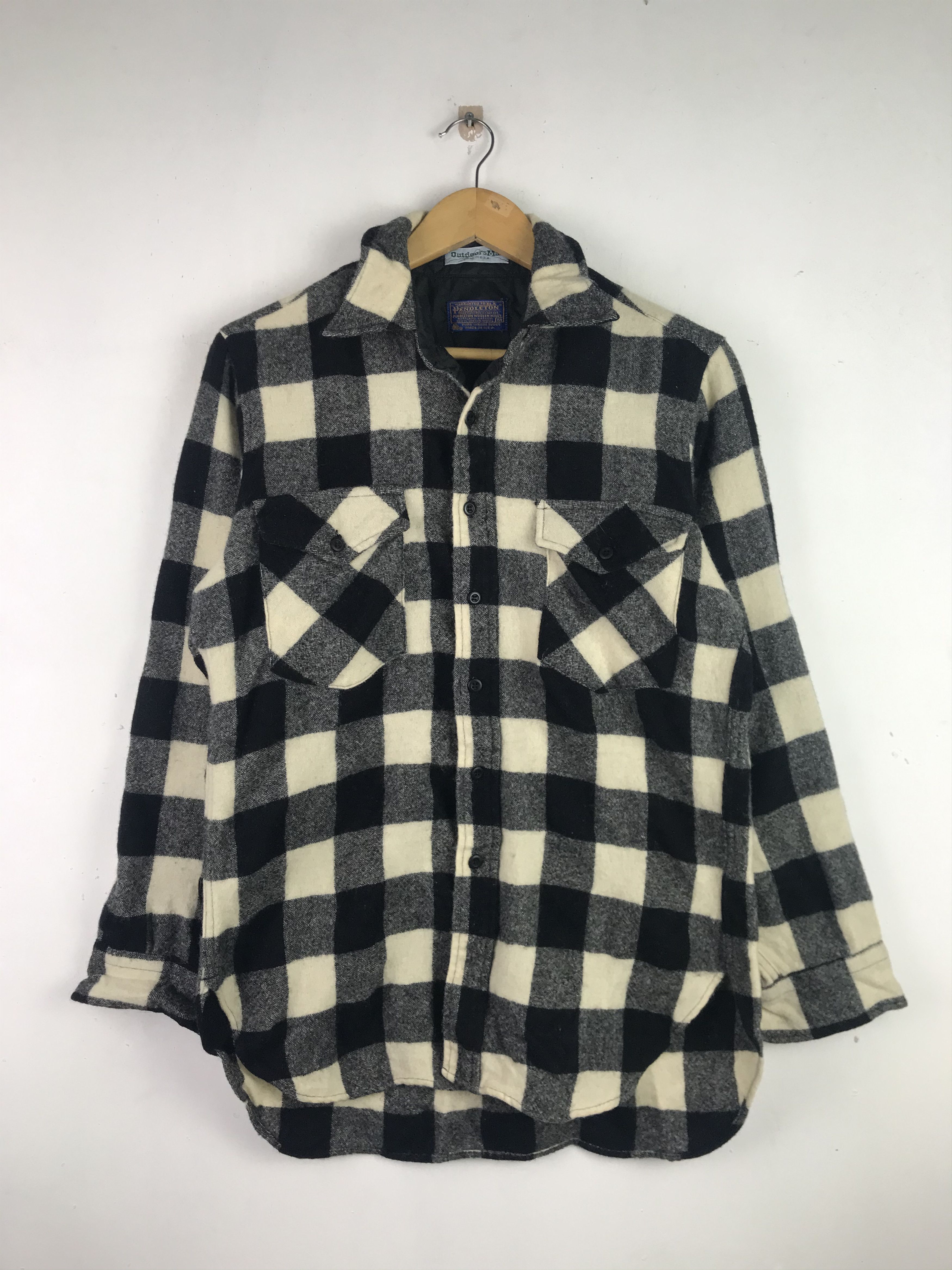 Flannel × Pendleton Vintage Pendleton Checkered Box Design Flannel Size US M / EU 48-50 / 2 - 1 Thumbnail