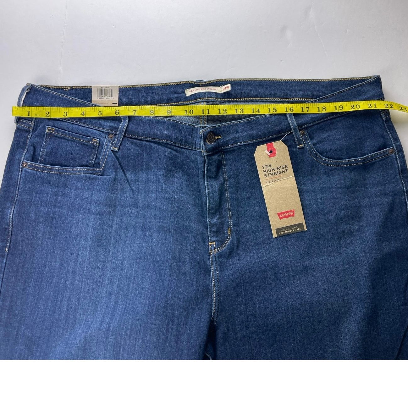 Levi's Levi's 724 High-Rise Straight Jeans - 24W NWT Size 24" / US 00 / IT 34 - 2 Thumbnail