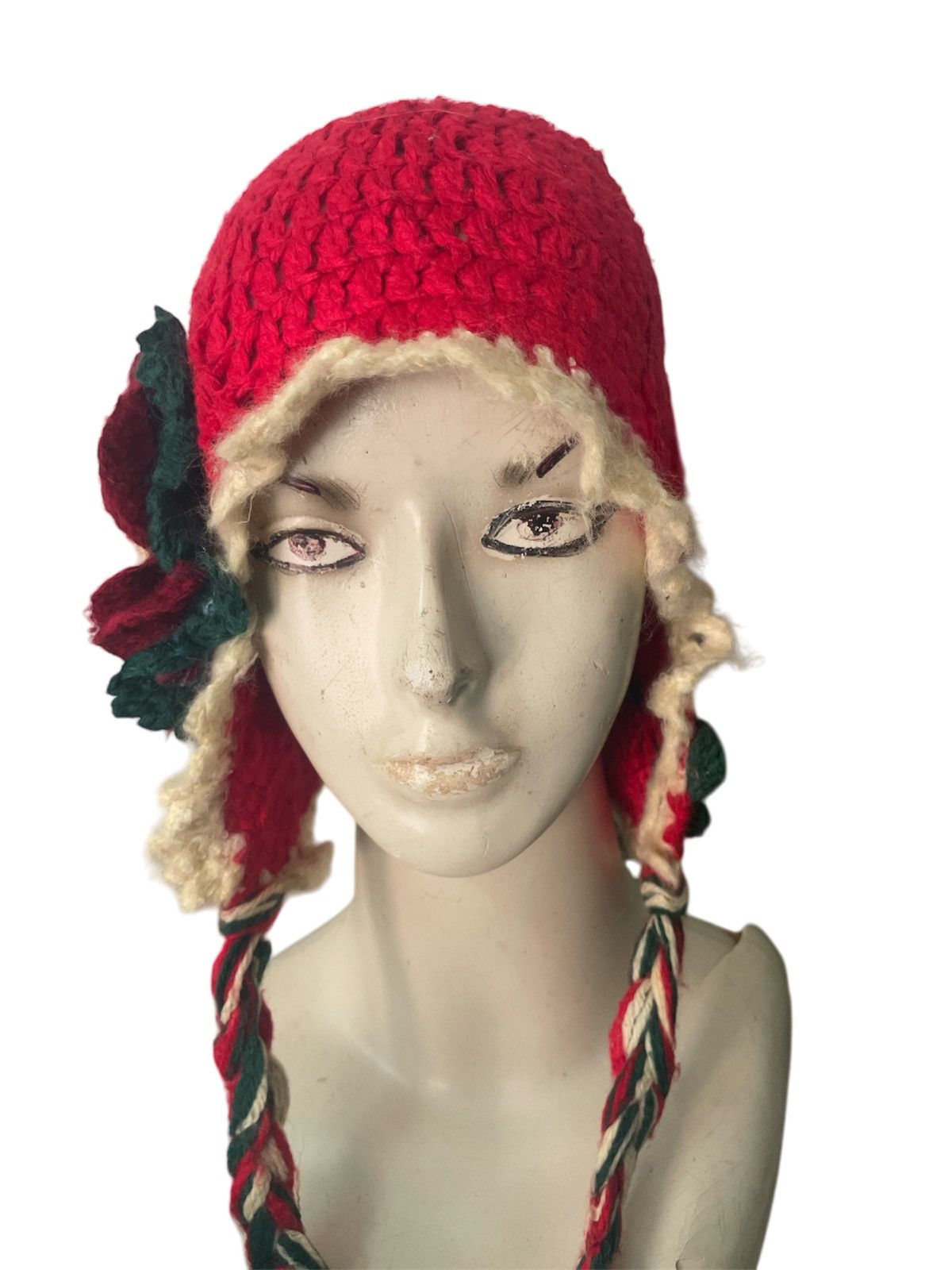Designer × Handmade × Kapital Handmade Bonnet, Adult Bonnet, Floral Bonnet Size ONE SIZE - 4 Thumbnail