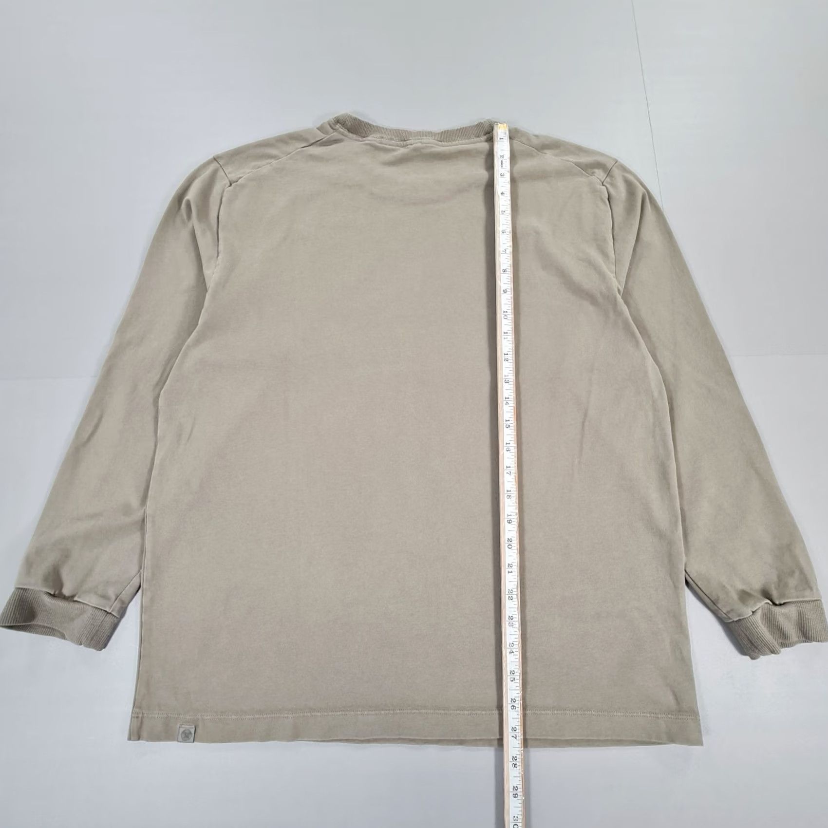 Lululemon Lululemon Mens T Shirt Khaki Green Medium Heavyweight Cotton Long-Sleeves Top Size US M / EU 48-50 / 2 - 6 Thumbnail