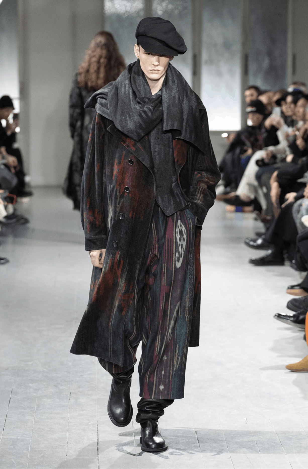 Yohji Yamamoto Yohji Yamamoto Pour Homme - W/Gabardine CASQUET Hat Size ONE SIZE - 6 Thumbnail