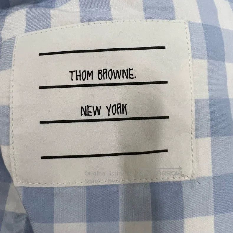 Thom Browne Thom Browne Blue Plaid Short-Sleeve Shirt Size XS / US 0-2 / IT 36-38 - 5 Thumbnail