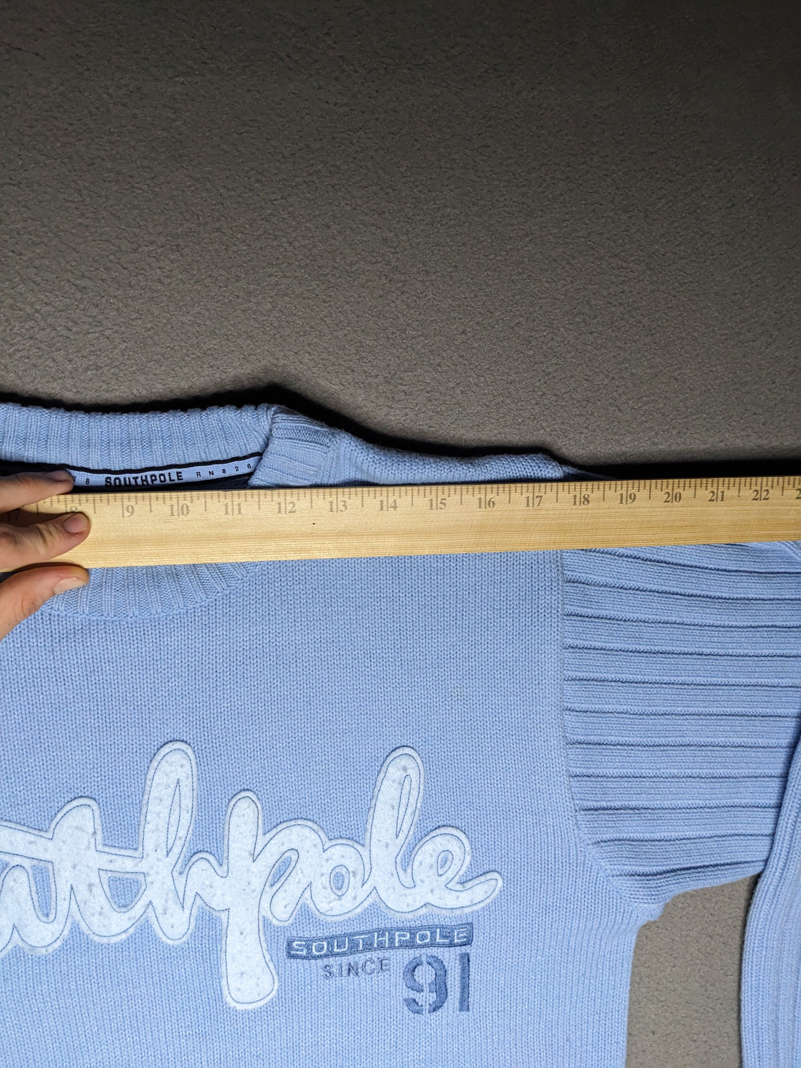Southpole VINTAGE Southpole Y2K Knit Sweater Ribbed Acrylic Small Size US S / EU 44-46 / 1 - 11 Thumbnail
