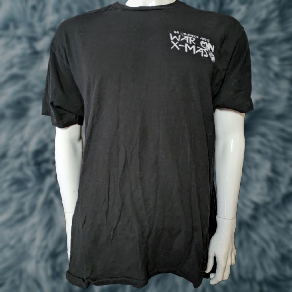 Tultex VINTAGE The Lawrence Arms Band War On X-Mas 2020 Concert Tour T Shirt XL Chicago Punk Men XL Black Shirt Band Holiday Music Mens Size US XL / EU 56 / 4 - 1 Thumbnail