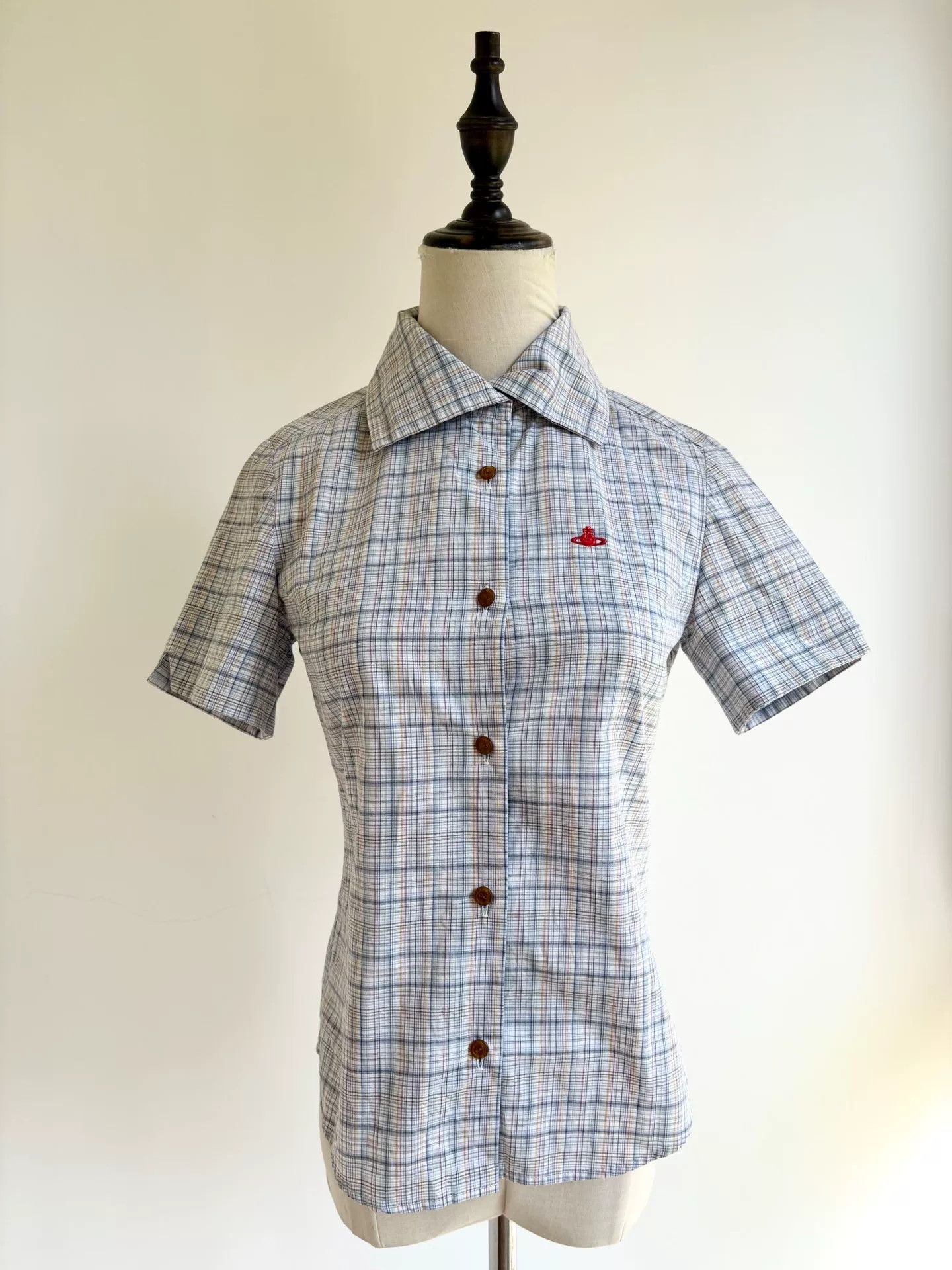 Vivienne Westwood vivienne westwood plaid short sleeve shirt Size S / US 4 / IT 40 - 1 Thumbnail