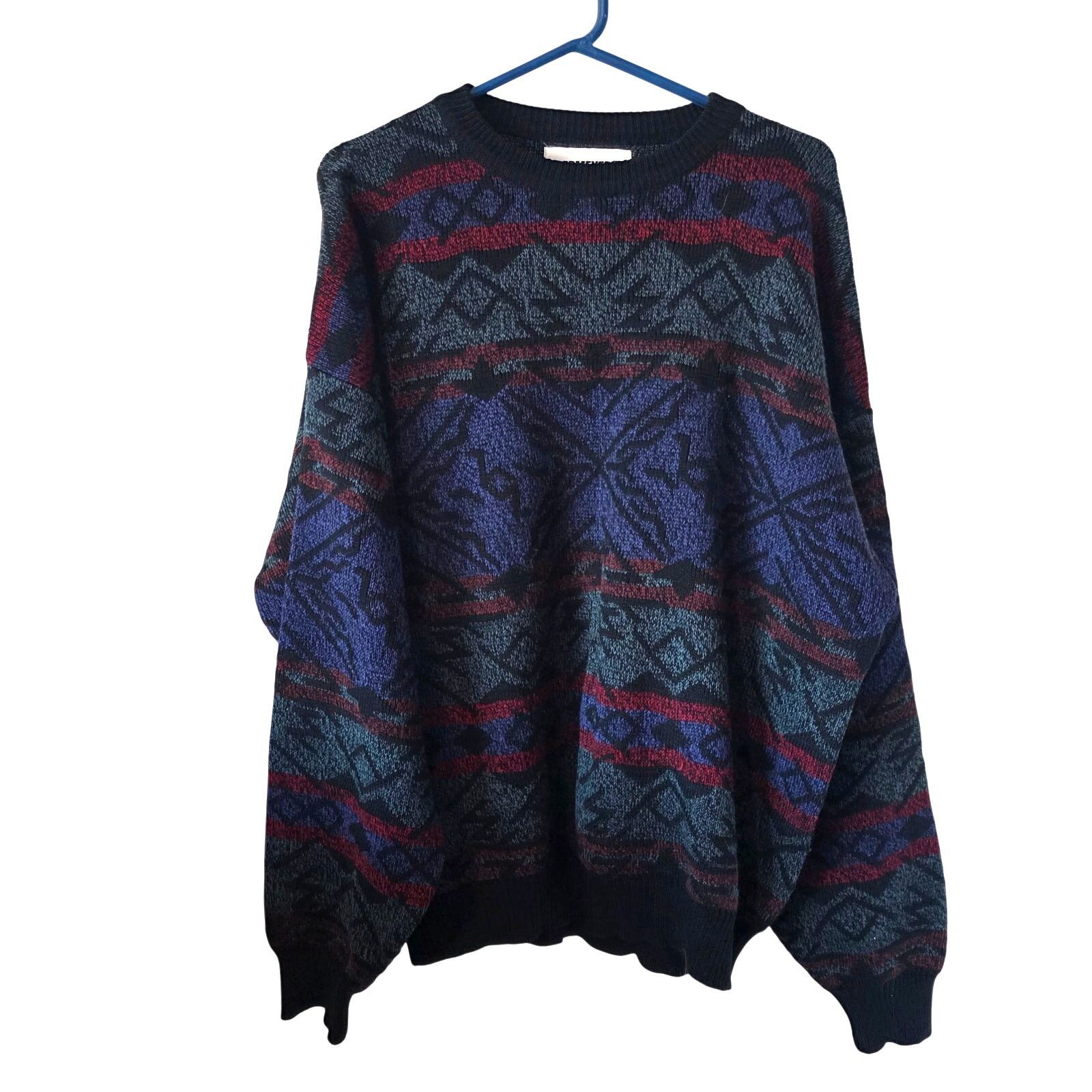 Obermeyer Vintage Mens Obermeyer wool Blend Ski Sweater Large Tall Size US L / EU 52-54 / 3 - 1 Thumbnail