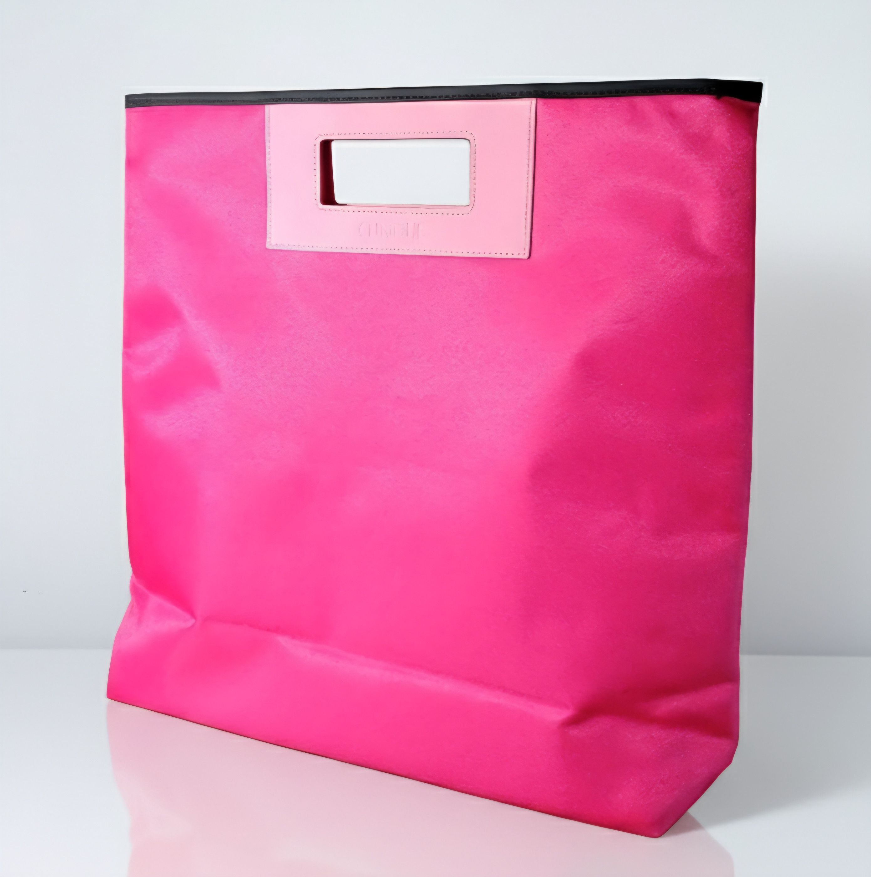 Other Clinique 16x14x3" NEW Large Hot Pink Tote Portfolio Bag Size ONE SIZE - 1 Thumbnail