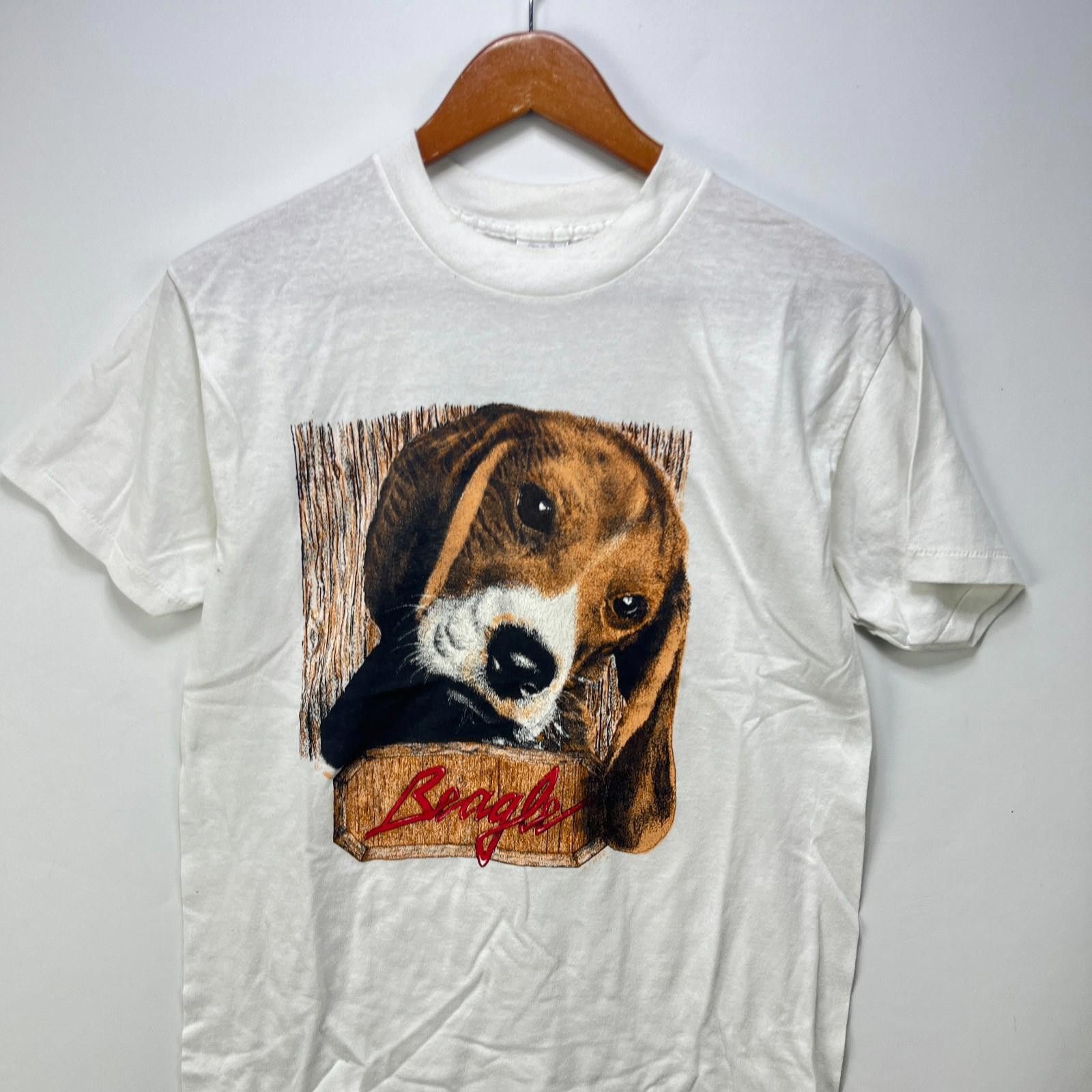 Vintage Vintage 90s Beagle Dog T Shirt Medium Size US M / EU 48-50 / 2 - 2 Thumbnail