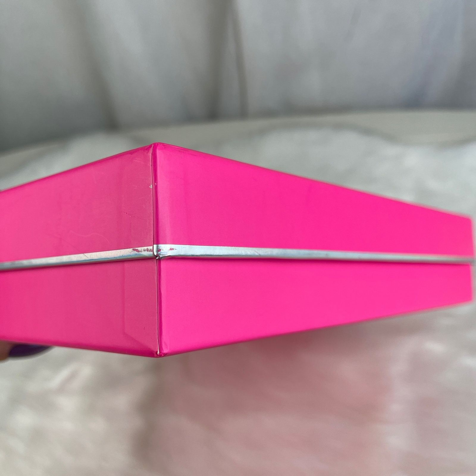 Victoria's Secret Victoria’s Secret PINK Gift Decor Storage Box Silver Logo Size ONE SIZE - 20 Thumbnail