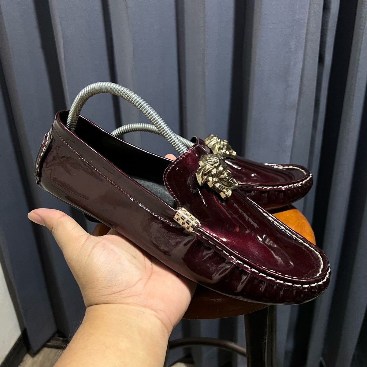 Versace Versace Medusa Slip on Marron Size US 9 / EU 42 - 3 Thumbnail