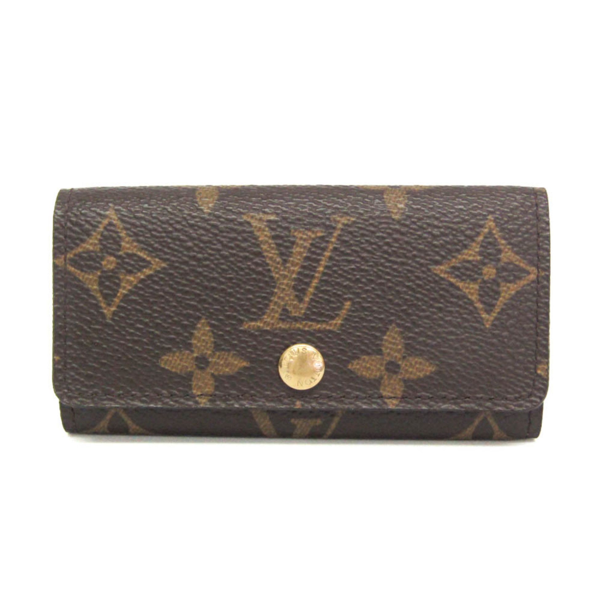 Louis Vuitton Louis Vuitton Monogram 4 Key Holder M62631 Men,Women Monogram Key Case Brown Size ONE SIZE - 1 Thumbnail