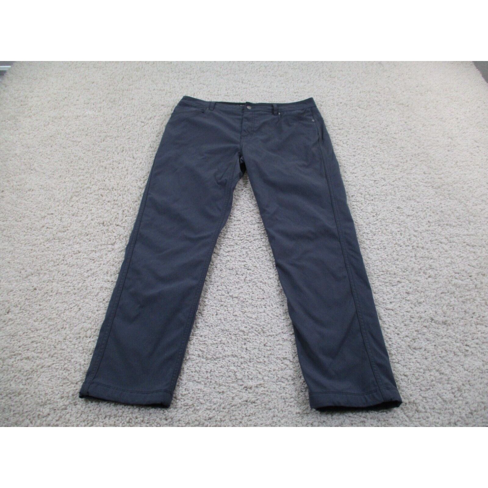 image of Vintage Western Rise Pants Mens 36 Blue Chino Outdoor Nylon Spandex Modern Casual A2 in White