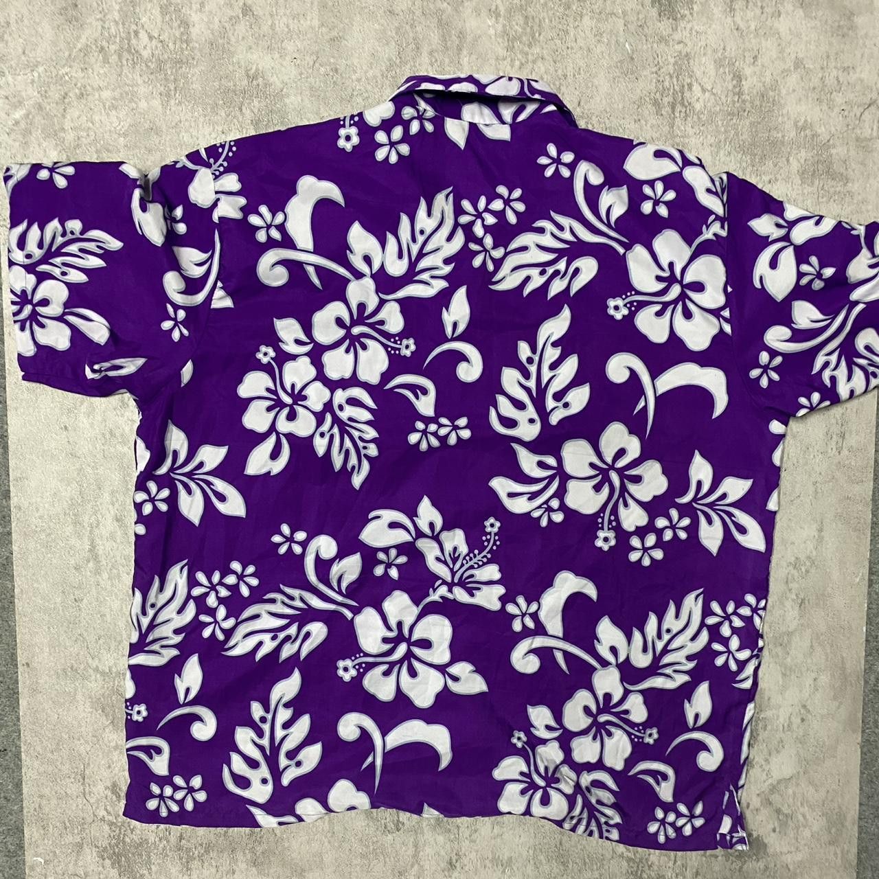 Other Purple and white Hawaiian shirt #HawaiianShirt Size US XXL / EU 58 / 5 - 4 Thumbnail