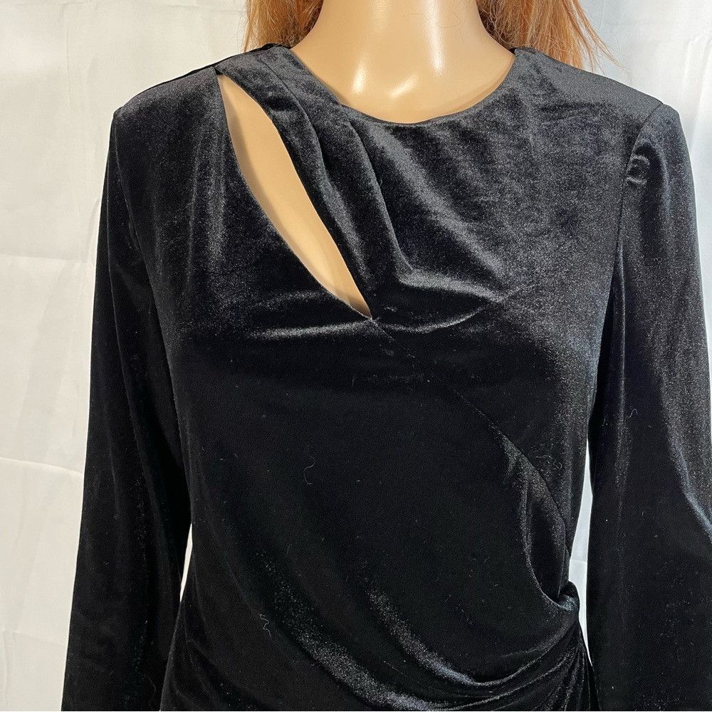 Ralph Lauren NWT New $195 Ralph Lauren Black Cutout Velvet Sheath Dress Size M / US 6-8 / IT 42-44 - 5 Thumbnail