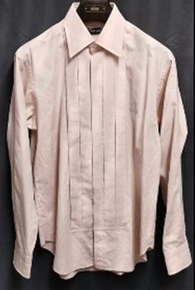 image of Tom Ford O1Loc1C0224 94Ylrbsz Shirt In Light Pink, Men's (Size Small)