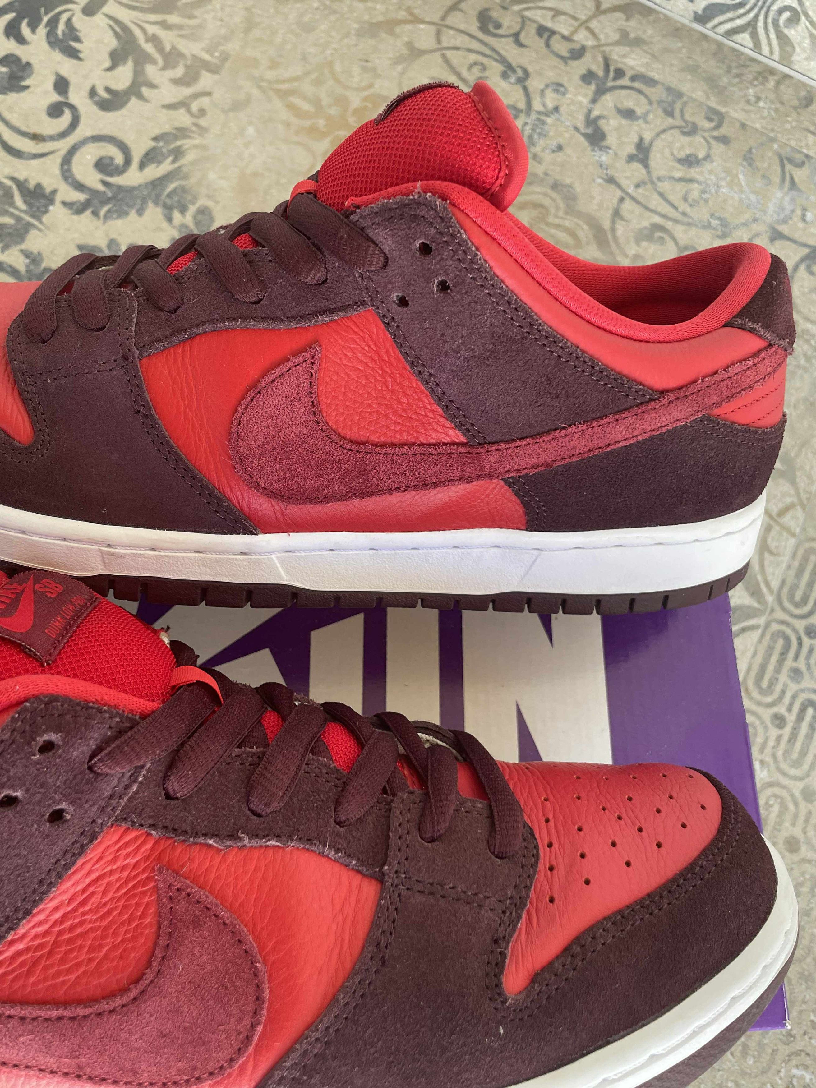Nike Nike Dunk Sb Low Cherry Red US12 EU 46 UK 11 Size US 12 / EU 45 - 5 Thumbnail