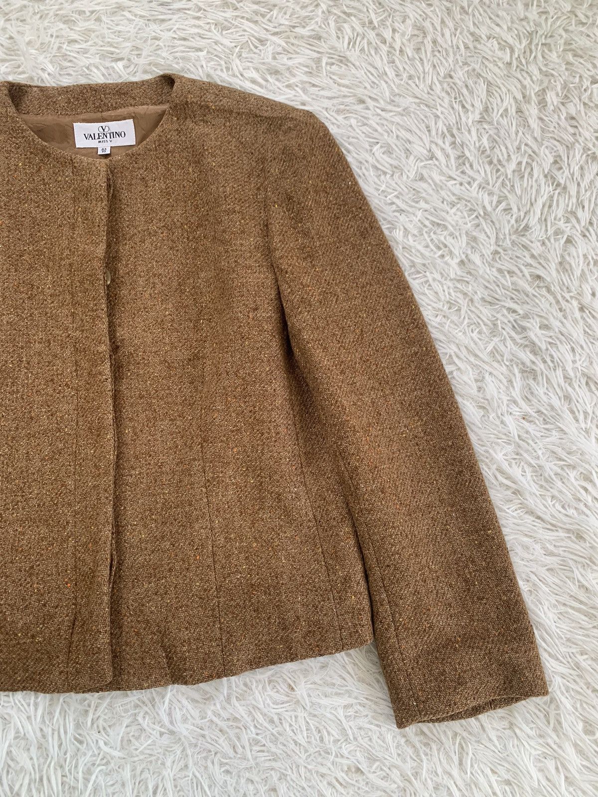 Valentino Valentino Miss V Wool Jacket Made in Italy Size S / US 4 / IT 40 - 4 Thumbnail