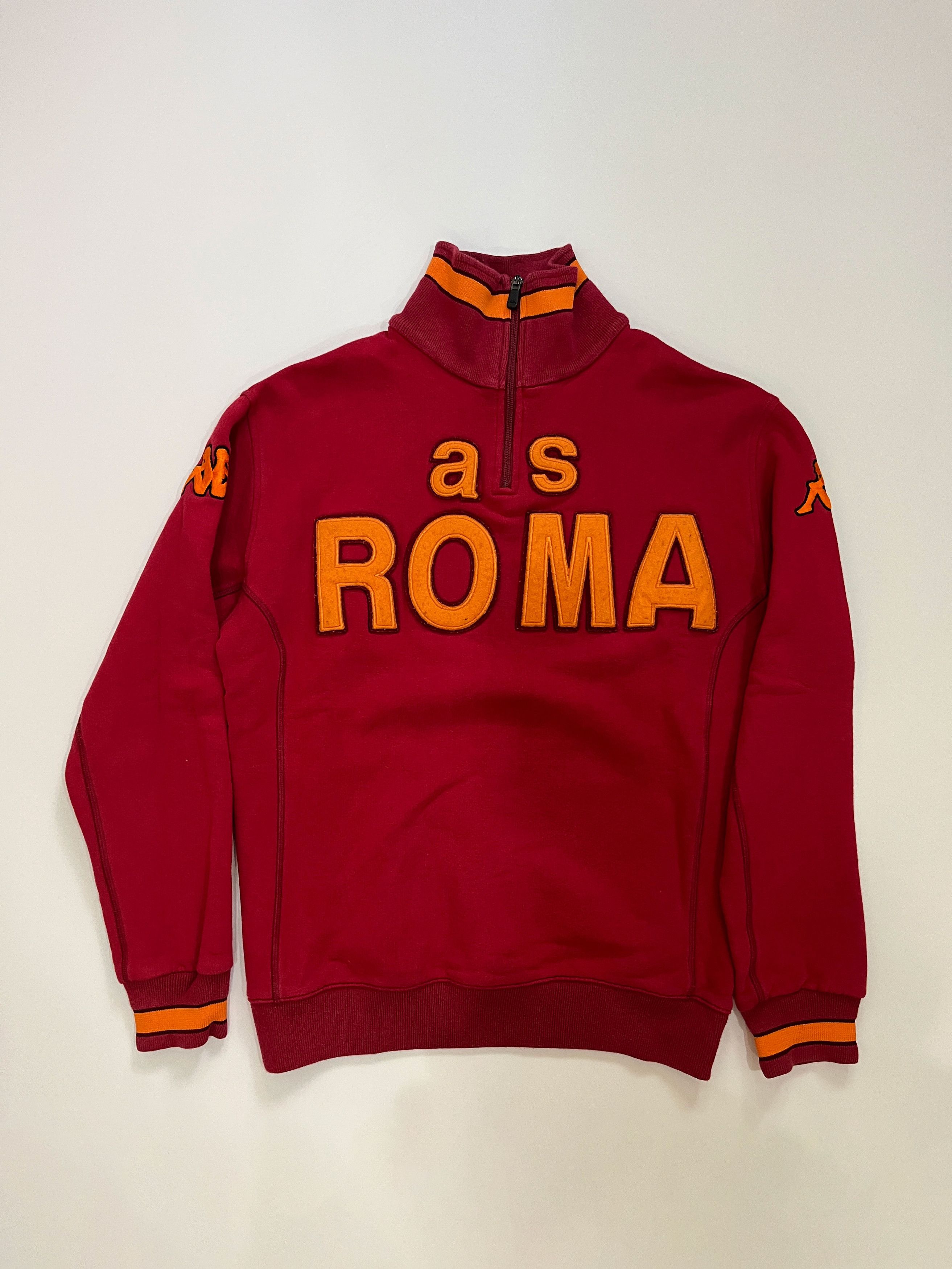 Kappa Vintage Kappa AS Roma quarter zip sweatshirt Size US M / EU 48-50 / 2 - 1 Thumbnail