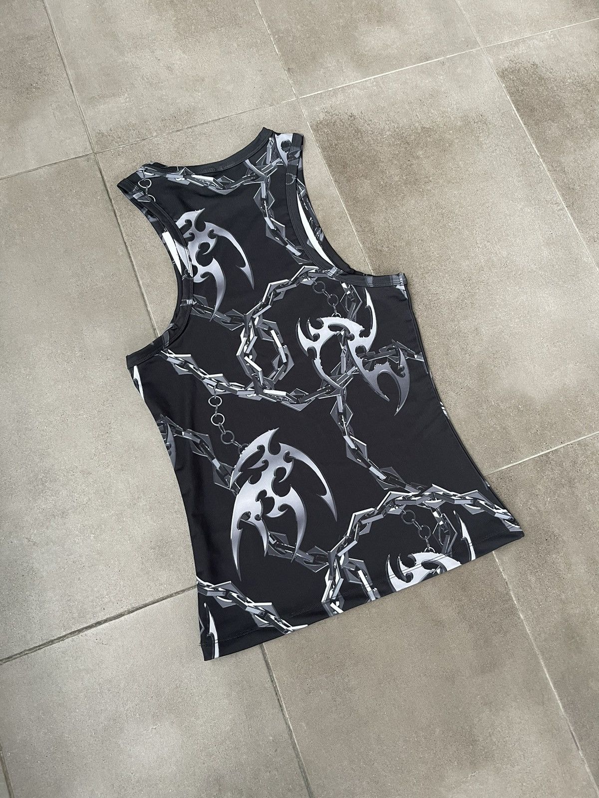 Han Kjobenhavn !DS! SS23 Han Kjobenhavn Chain Tribal Stretch Racer Top Size US M / EU 48-50 / 2 - 14 Thumbnail