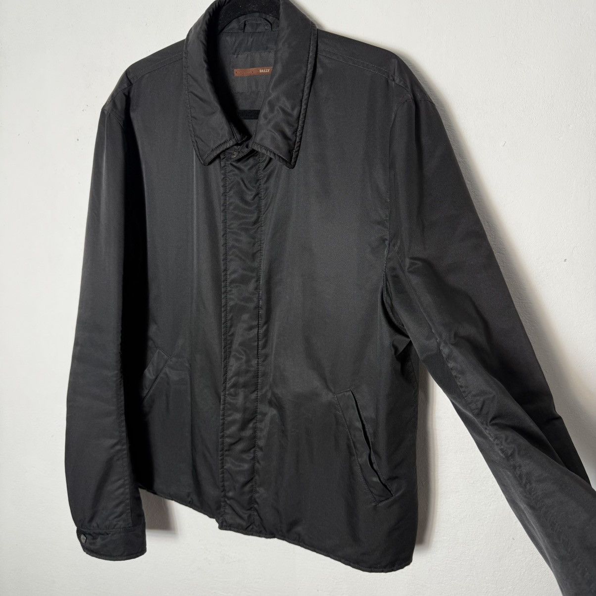 Bally Bally Vintage Mens Black Bomber Size US M / EU 48-50 / 2 - 3 Thumbnail