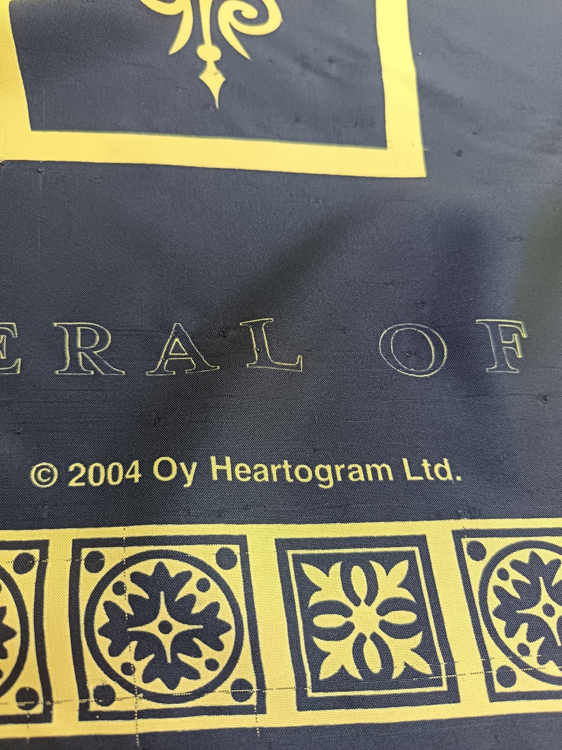 Band Tees HIM band distressed scraf by 2004 oy heartogram Ltd italy Size ONE SIZE - 2 Thumbnail