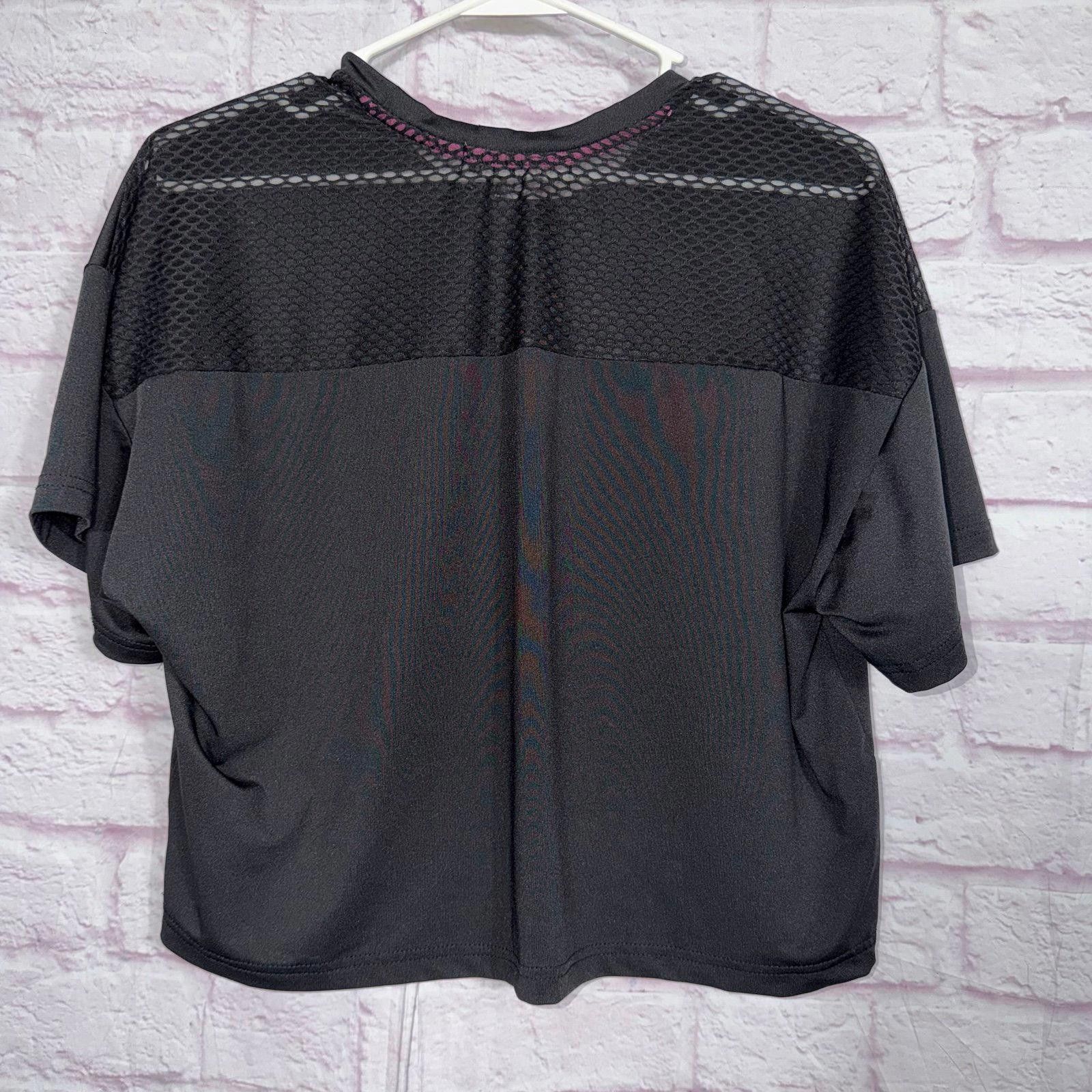 United Arrows Aeropostale Sport Black Mesh Large T-Shirt Size L / US 10 / IT 46 - 6 Thumbnail