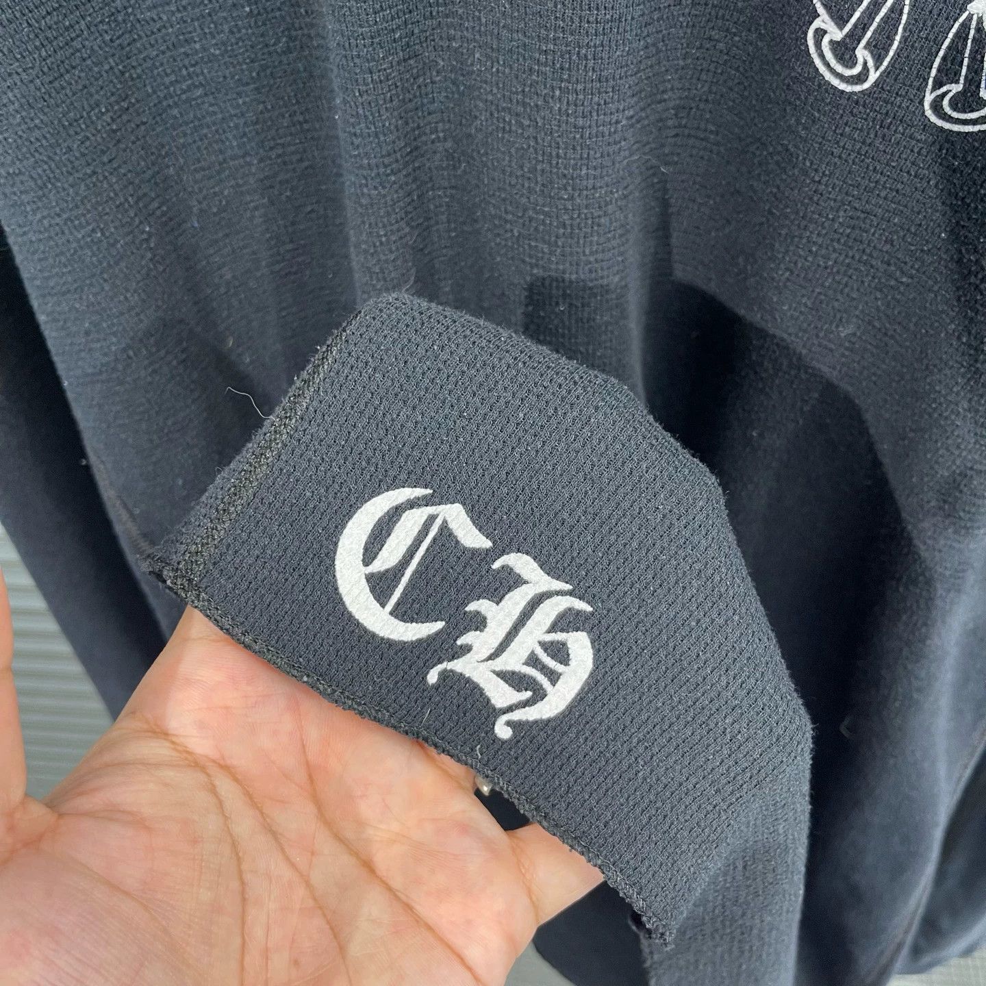Chrome Hearts Chrome Hearts Black Waffle HS Cross LS L 99 New Size US L / EU 52-54 / 3 - 7 Thumbnail