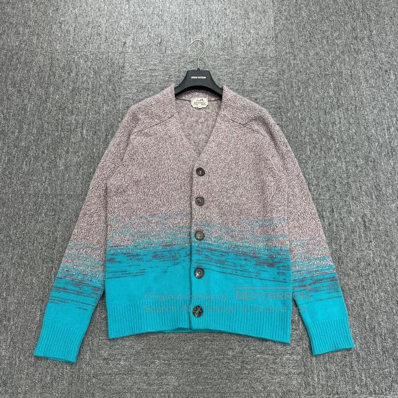 Hermes Hermes Gradient Cashmere Knit Cardigan Size US M / EU 48-50 / 2 - 1 Thumbnail