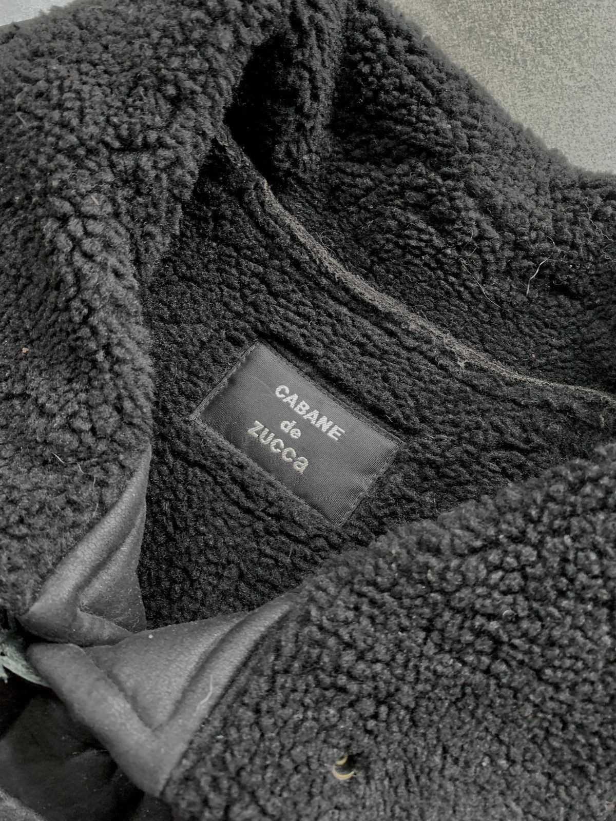 Issey Miyake FREE TAX! Cabane de Zucca PU Leather Sherpa Jacket Size US S / EU 44-46 / 1 - 7 Thumbnail