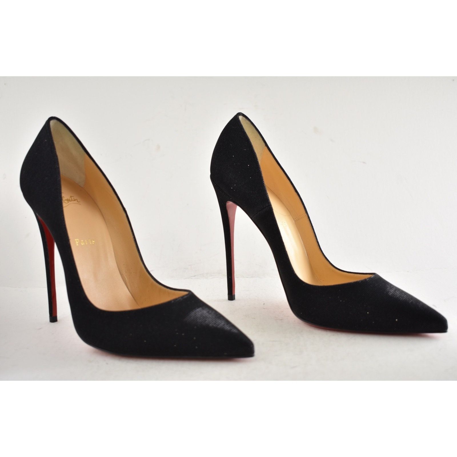 Christian Louboutin Christian Louboutin So Kate 120 Glitter Black Pump 42 Size US 12 / IT 42 - 4 Thumbnail