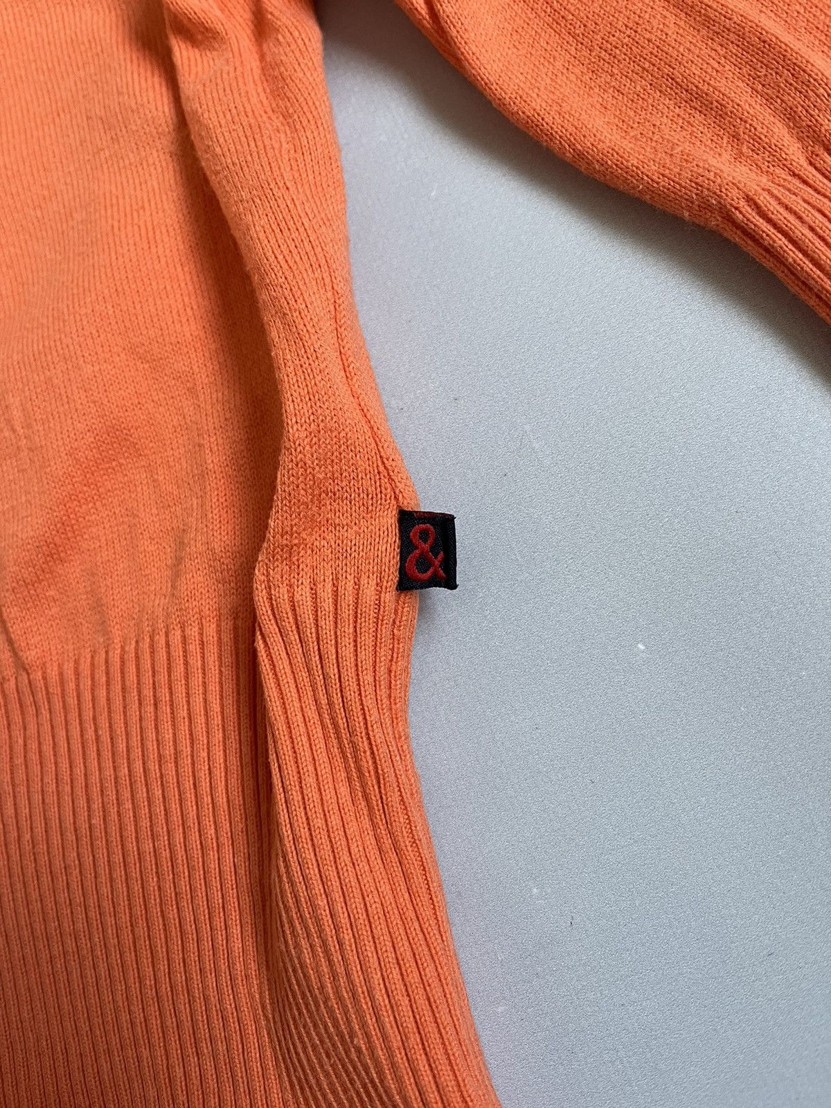Dolce & Gabbana Vintage Y2K Dolce & Gabbana Orange Knit Longsleeve T-shirt Size S / US 4 / IT 40 - 6 Thumbnail
