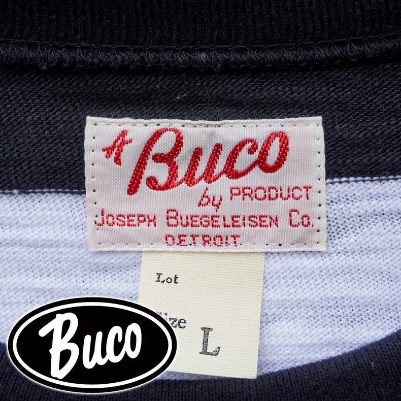The Real McCoy's The Real McCoy's Size M HEAVYWEIGHT BUCO STRIPE RACING JERS Size US S / EU 44-46 / 1 - 6 Thumbnail