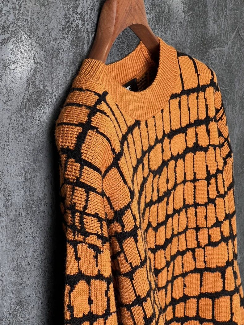 Versace Versace Color-blocking crew neck sweater Size US M / EU 48-50 / 2 - 6 Thumbnail