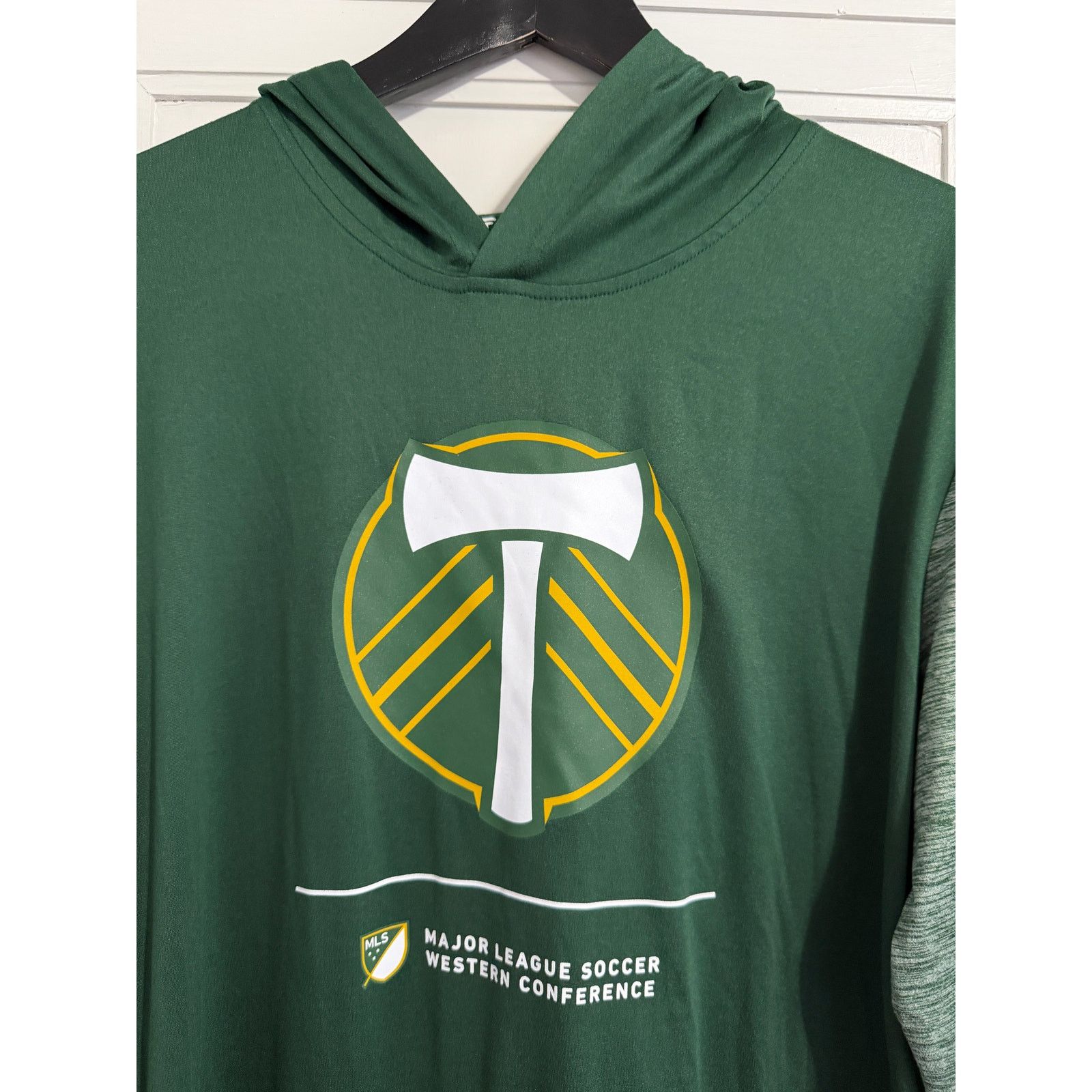 Other Portland Timbers Long Sleeve Hooded MLS Soccer Shirt Size L Size US L / EU 52-54 / 3 - 2 Thumbnail