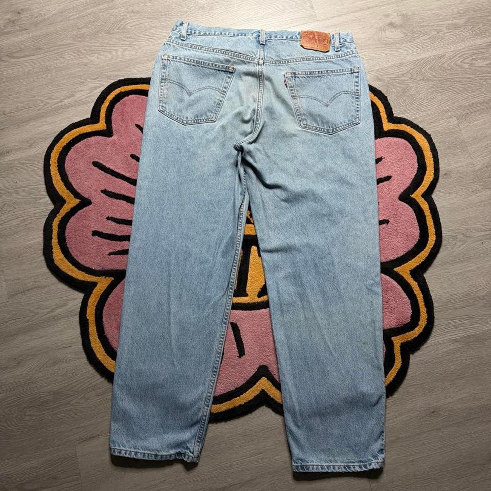 Levi's × Vintage Vintage 90’s Levi’s Strauss Relaxed Straight Leg Denim Jeans Size US 40 / EU 56 - 7 Thumbnail