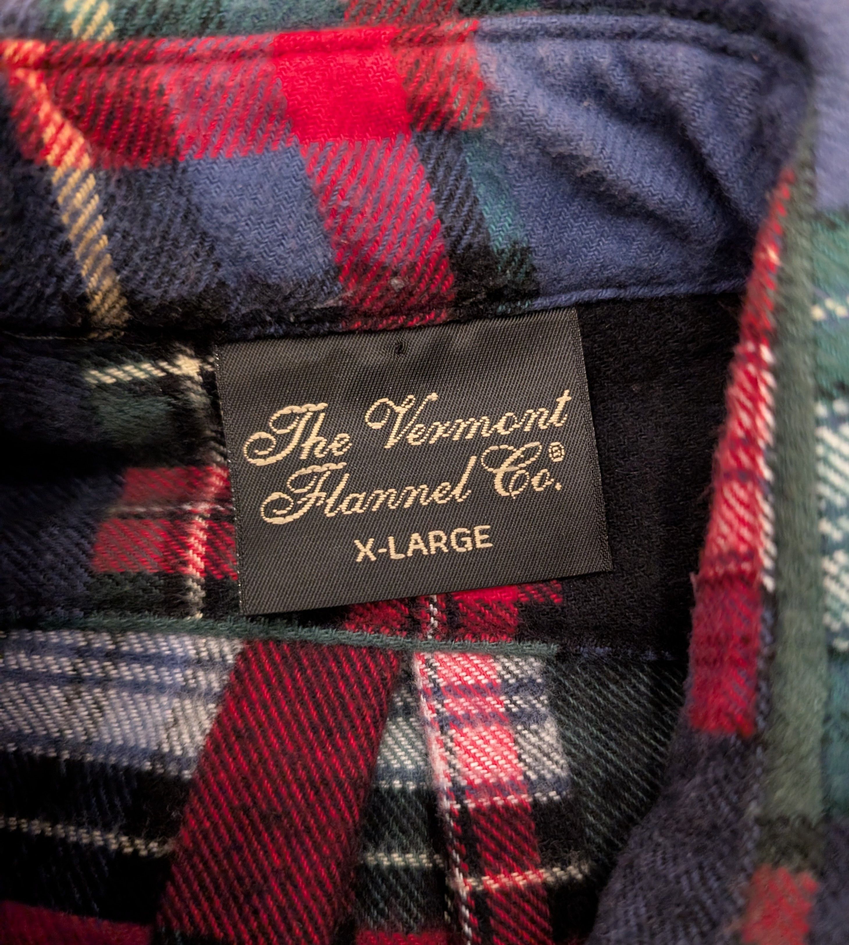 The Vermont Flannel Company Vermont Flannel Company Patchwork Design Shirt Made in USA Size US XL / EU 56 / 4 - 3 Thumbnail
